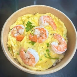 ข้าวไข่ข้น กุ้ง