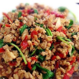 ข้าวราดกะเพราหมูสับ