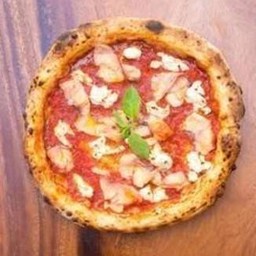 Salmon and Cream Cheese Pizza Slice