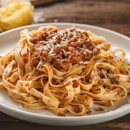 HomemadeFettuccine Bolognese