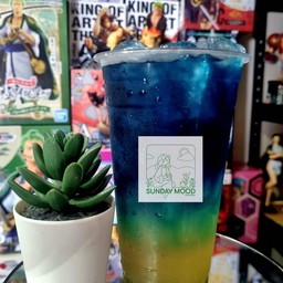 ชาอัญชันน้ำผึ้งมะนาว 22oz.