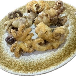 ปลาหมึกยักษ์ทอด