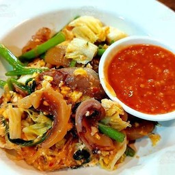 สุกี้ปลาหมึกกรอบซอสหม่าล่า