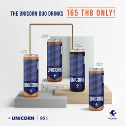 Promotion DUO DRINKS 165 THB ONLY! THE UNICORN SERIES