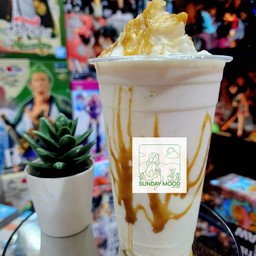 นมสดคาราเมลปั่น 22oz.