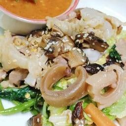 สุกี้แห้งแพ๊คคู่  หมู