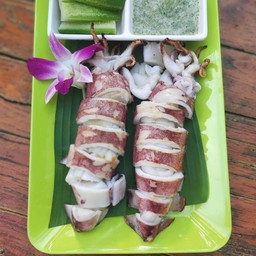 หมึกไข่ย่าง