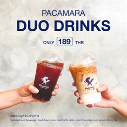 DUO DRINKS ONLY 189 THB