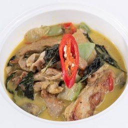 ข้าวแกงเขียวหวานไก่