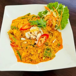 เนื้อปูผัดผงกระหรี่