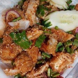 ข้าวยำไก่แซ่บ  3กล่องปกติ267