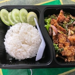 ร้านข้าวยำไก่แซ่บ บ้านพฤกษา75