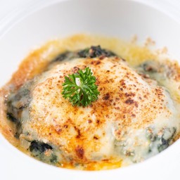 ผักโขมอบชีส