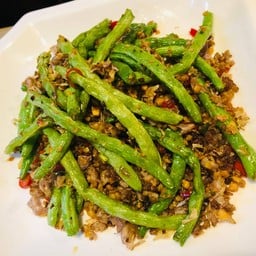 ถั่วแขกคั่วแห้งพริกเกลือหมูสับ S