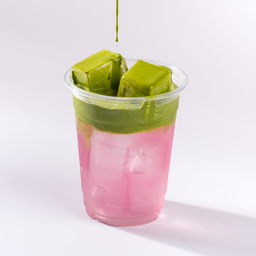 Pink coco matcha