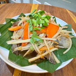 ตำกุ้งสด