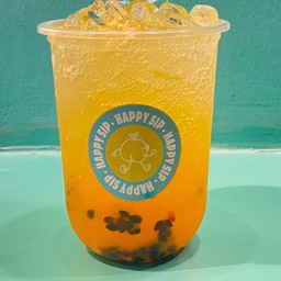 น้ำผึ้งเสาวรสโซดา (Honey Passion Fruit Soda Splash)