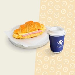 BUDDY 220 THB / Smoked Ham & Cheddar Cheese with Croissnt
