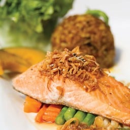 สเต็กแซลมอนเทริยากิ (S)