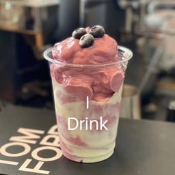 บลูเบอร์รี่โยเกิร์ตปั่น