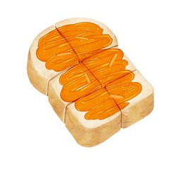 ขนมปังแยมส้ม