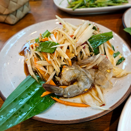 ตำกุ้งสด