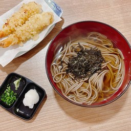 โซบะร้อน+กุ้งเทมปุระ