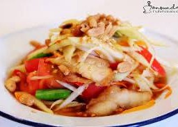 ตำไทยหมูย่าง 3รส