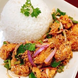 ข้าวยำไก่แซ่บ