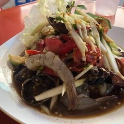 ตำกุ้งสด