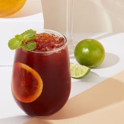 ชามะนาวเย็น (แก้ว)