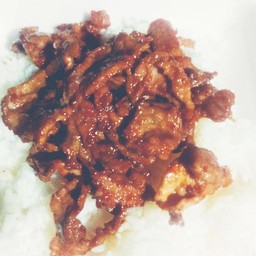 ข้าวหมูทอด