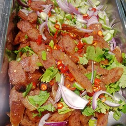 ยํากุนเชียง + ข้าว