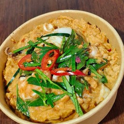 ข้าวไข่ข้นห่อหมกทะเล