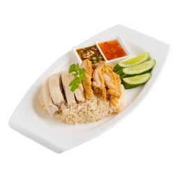 ข้าวมันไก่คู่