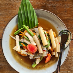 ตำไหลบัวกุ้งสด