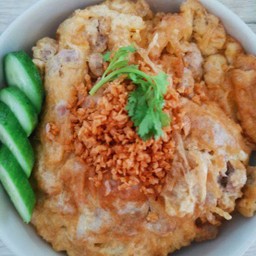 ข้าวไข่เจียวหมูสับ