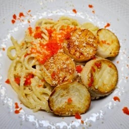 สปาเก็ตตี้หอยเชลล์เห็ดออรินจิ