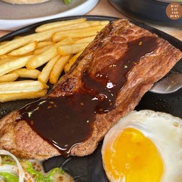 สเต็กเนื้อหมาล่า