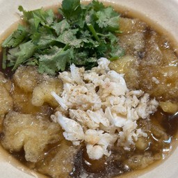 กระเพาะปลาน้ำแดงเนื้อปูเยาวราช