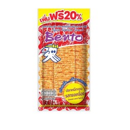 เบนโตะ ปลาหมึกอบรสทรงเครื่อง 22 กรัม