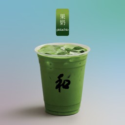 (iced) Pastel matcha x Pistachio