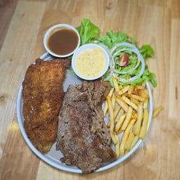 ดอรรี่ทอด+เนื้อเซอร์ลอย