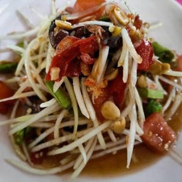 ส้มตำปู+ปลาร้า (ส้มตำคุณหลอด)