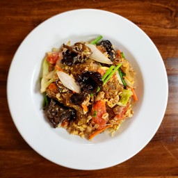 วุ้นเส้นผัดทรงเครื่องหมูสับ (กับข้าว)