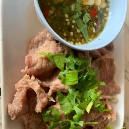 หมูหมักลวกจิ้ม