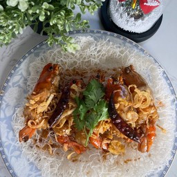กุ้งทอดซอสมะขาม