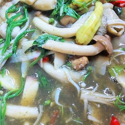 เปรอะหน่อไม้สดเห็ดรวม