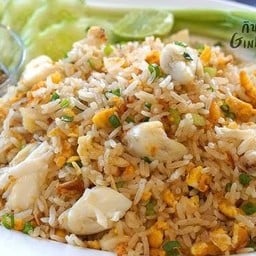 ข้าวผัดปู+กุ้ง