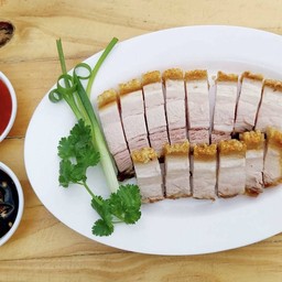 หมูกรอบจานเดี่ยว (ใหญ่)